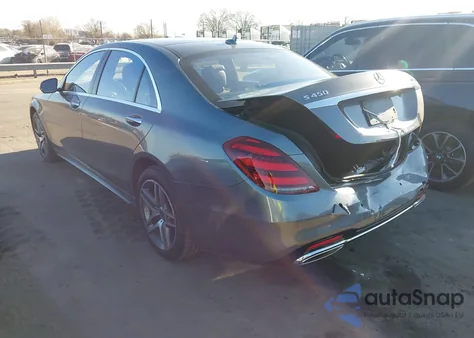 2019 Mercedes-Benz S 450 4Matic из США, поврежденный, VIN WDDUG6EB2KA476408